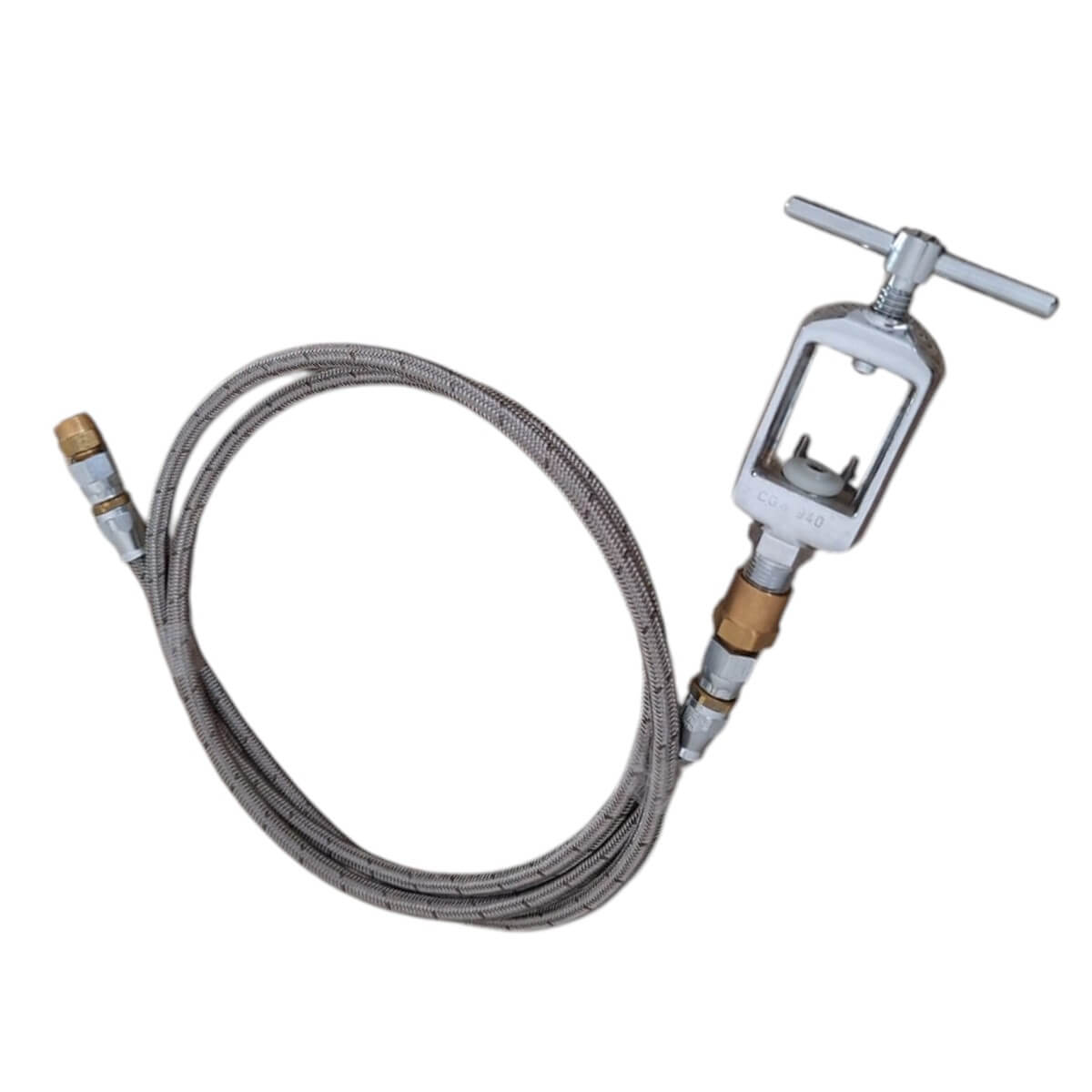 Manguera 1.5 M Para Tanque Portatil Co2 Con Yugo Cga-940